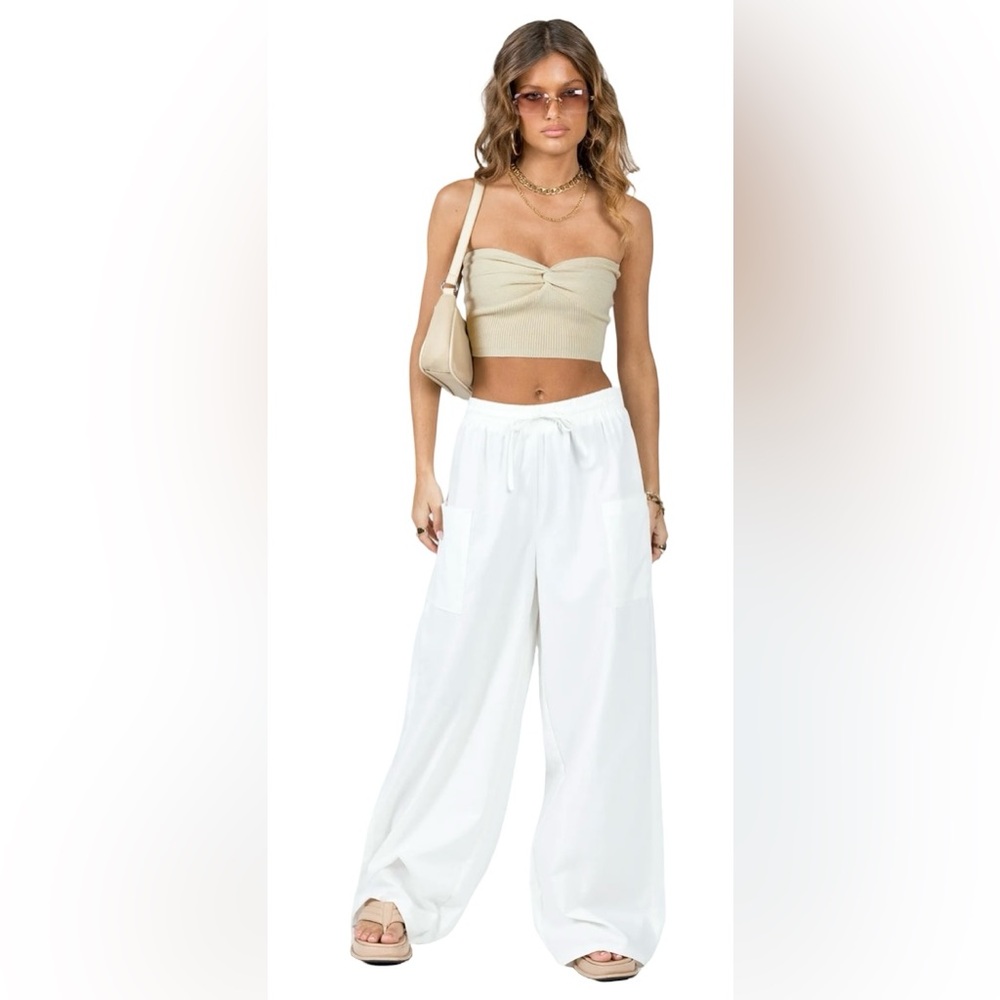 Princess Polly NWOT White Pants size 6